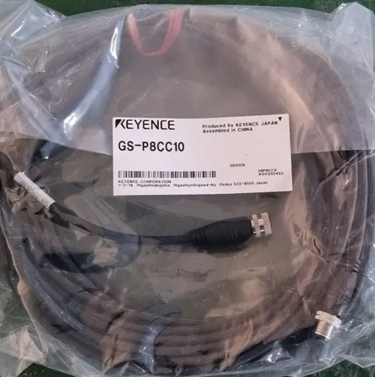 KEYENCE GS-P8CC10 키엔스 커넥터 케이블 미사용 재고50개